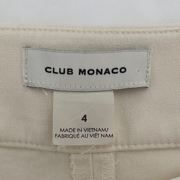 Club Monaco Cream Boot Cut Pants - Picture 4 of 6